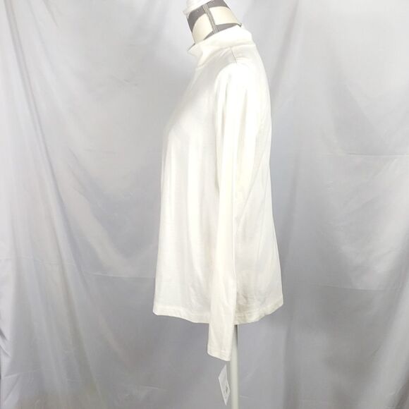Croft & Barrow White Turtleneck - Picture 3 of 8